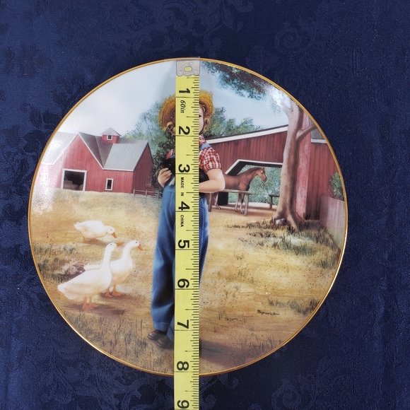Shirley Temple Rebecca of Sunnybrook Farm Danbury Mint Collectors Plate Vintage - Picture 10 of 12